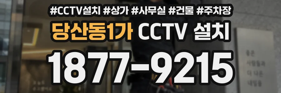 당산동1가 CCTV 설치