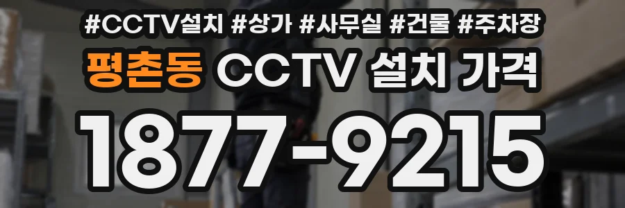 평촌동 CCTV 설치 가격