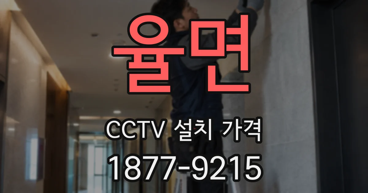 율면 CCTV 설치 가격