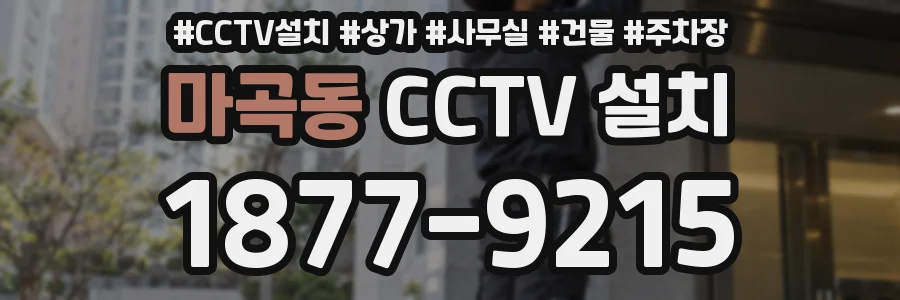 마곡동 CCTV 설치
