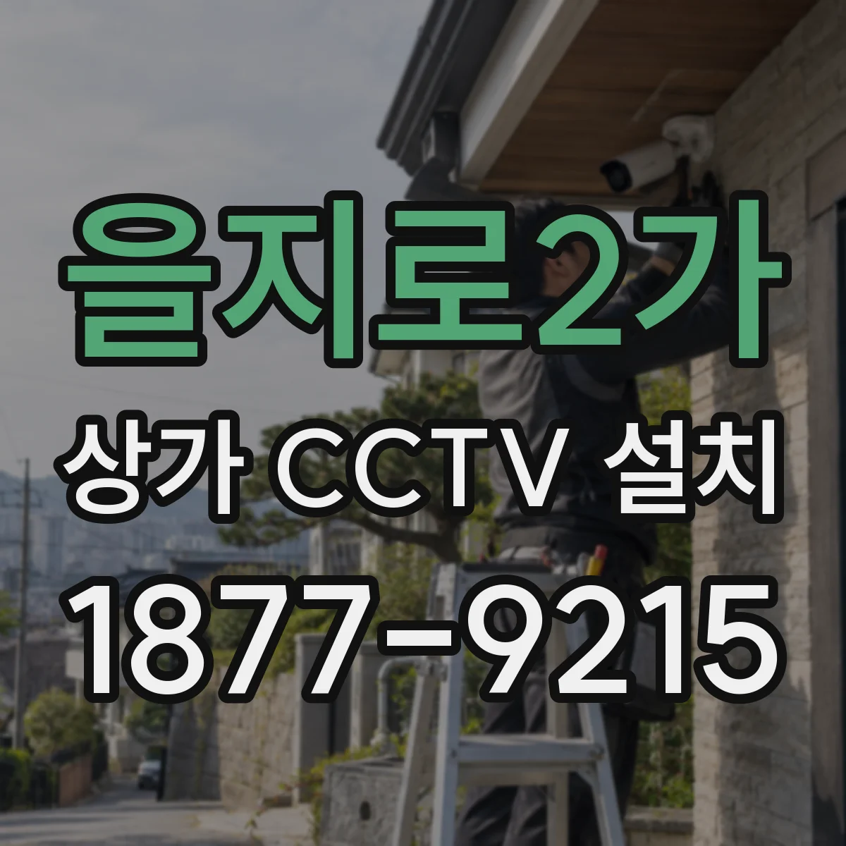 을지로2가 상가 CCTV 설치