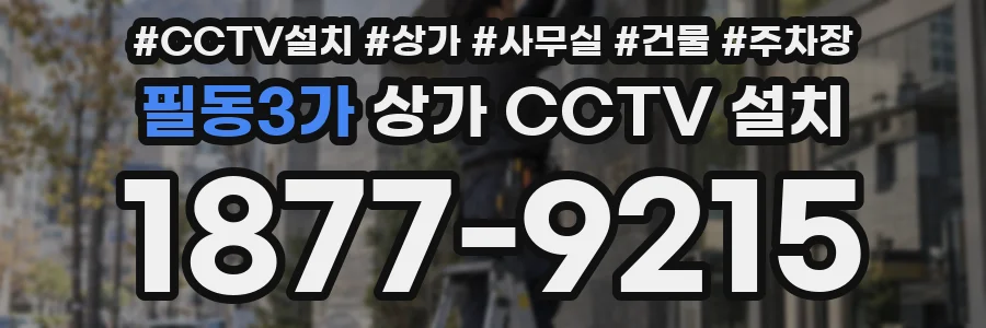 필동3가 상가 CCTV 설치