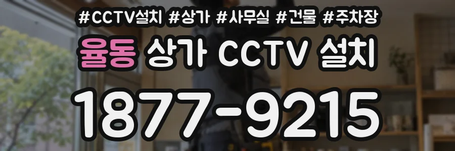 율동 상가 CCTV 설치