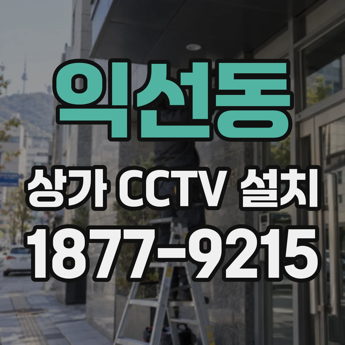 익선동 상가 CCTV 설치