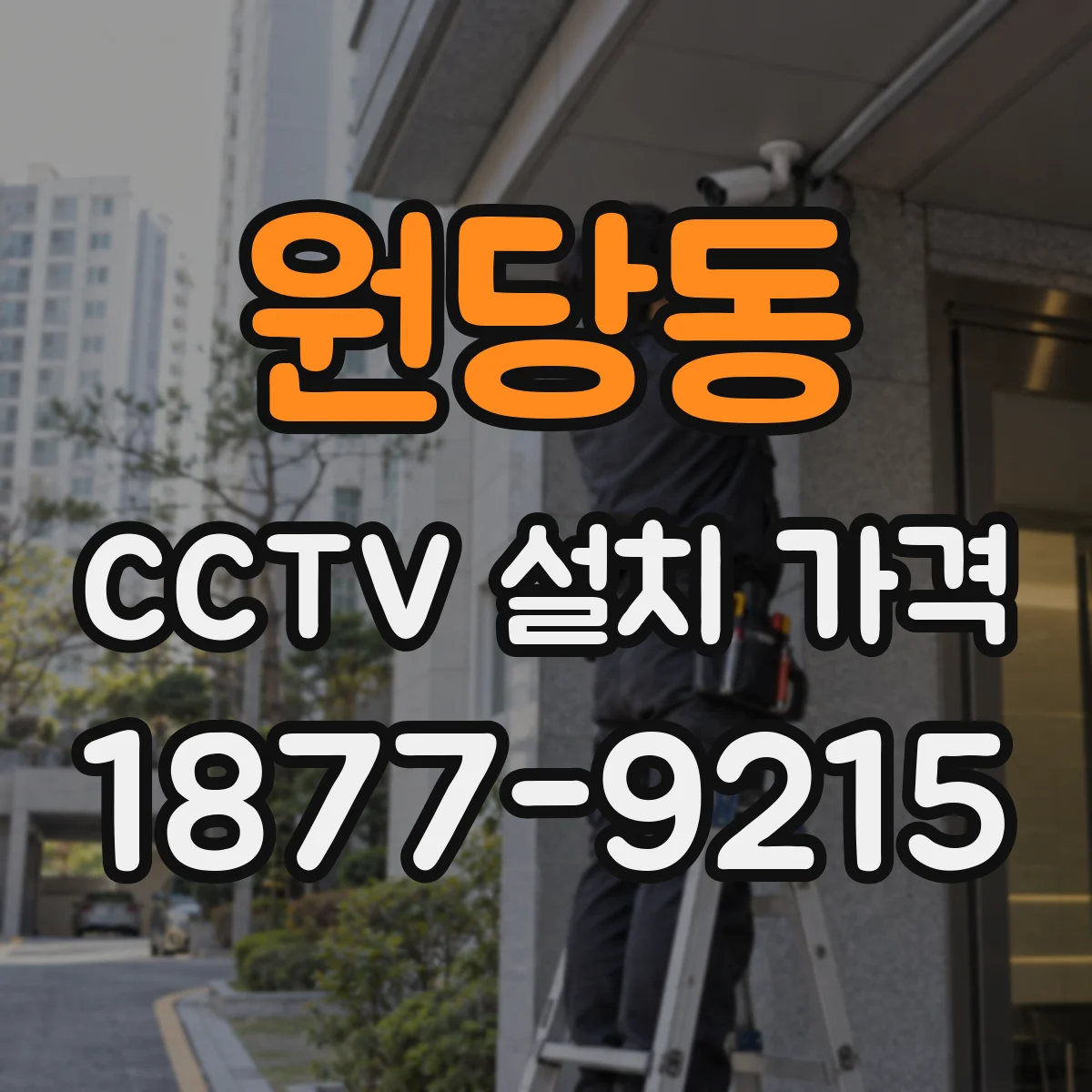 원당동 CCTV 설치 가격