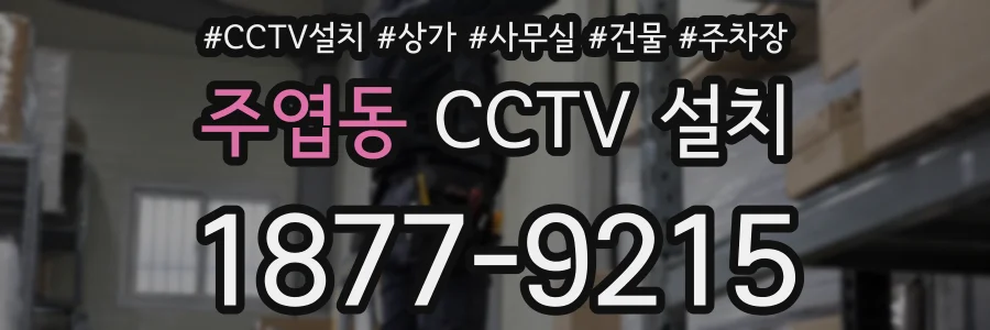 주엽동 CCTV 설치