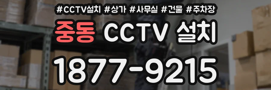 중동 CCTV 설치