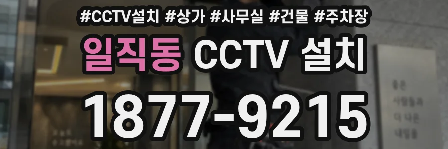 일직동 CCTV 설치