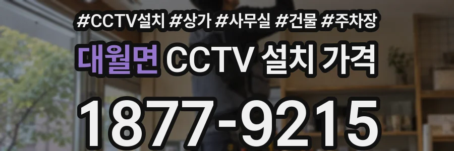 대월면 CCTV 설치 가격