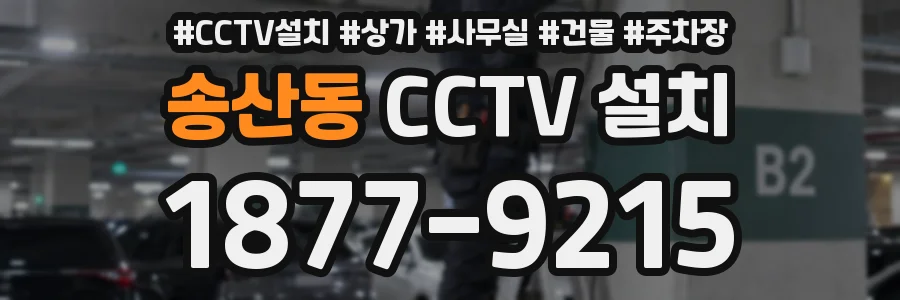 송산동 CCTV 설치