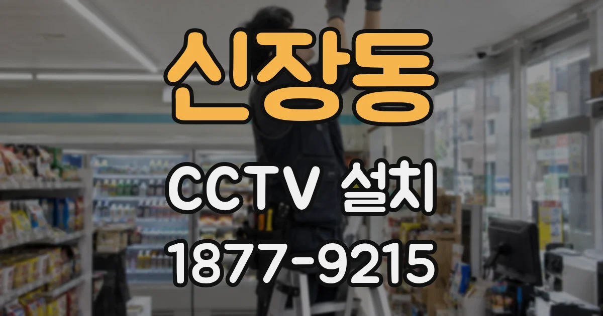 신장동 CCTV 설치