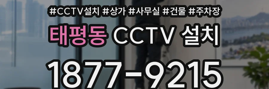 태평동 CCTV 설치