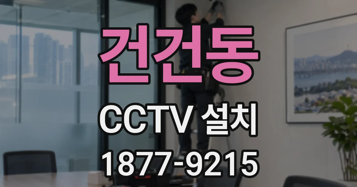 건건동 CCTV 설치