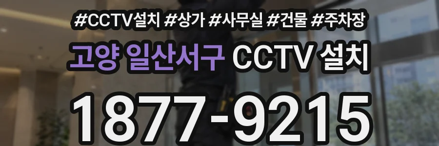 고양 일산서구 CCTV 설치