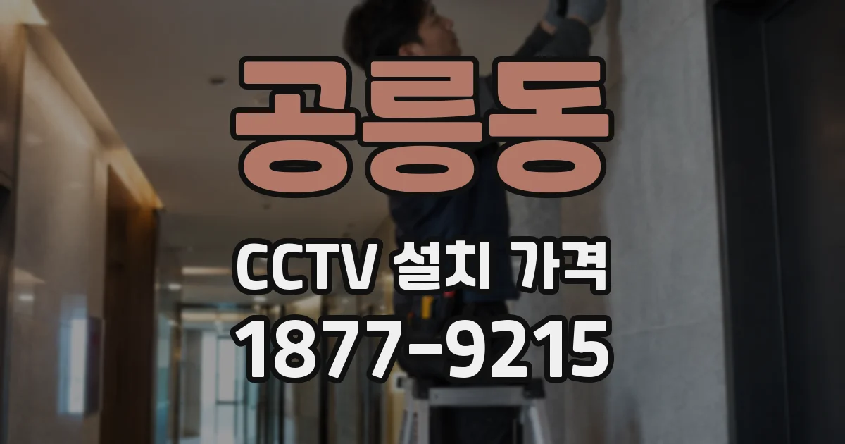 공릉동 CCTV 설치 가격