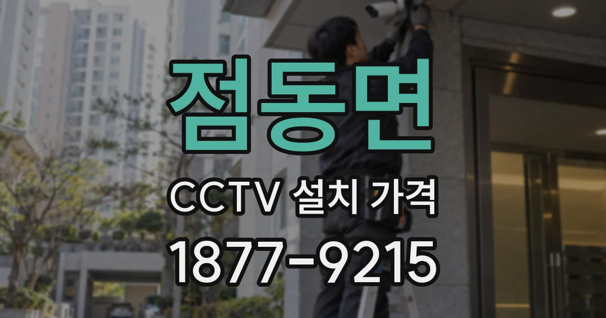 점동면 CCTV 설치 가격
