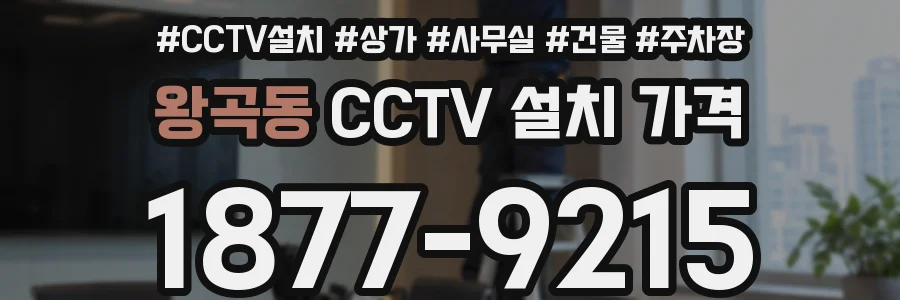 왕곡동 CCTV 설치 가격