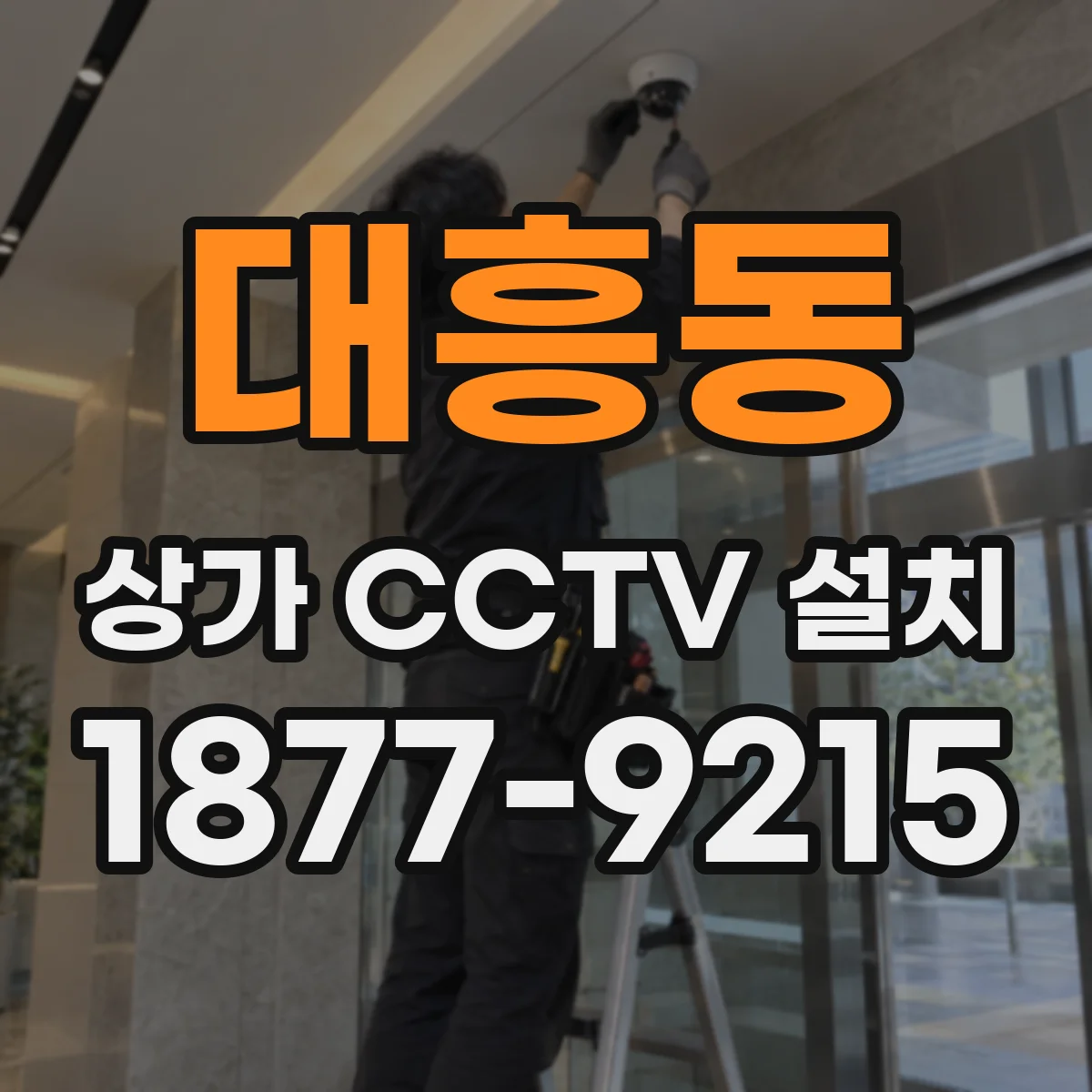 대흥동 상가 CCTV 설치