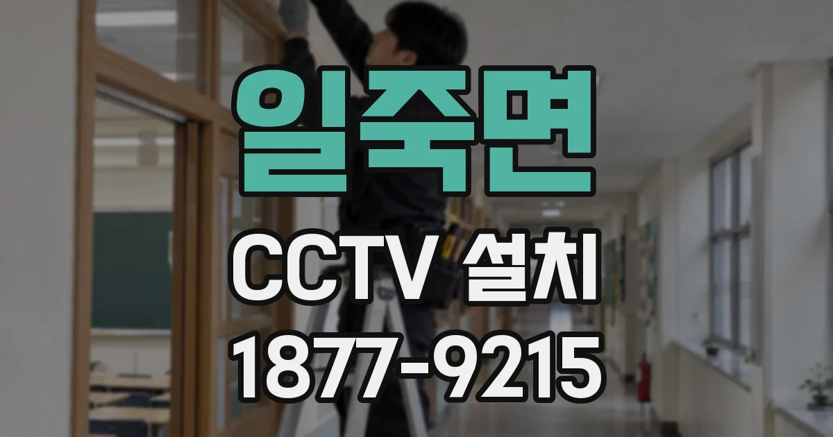 일죽면 CCTV 설치