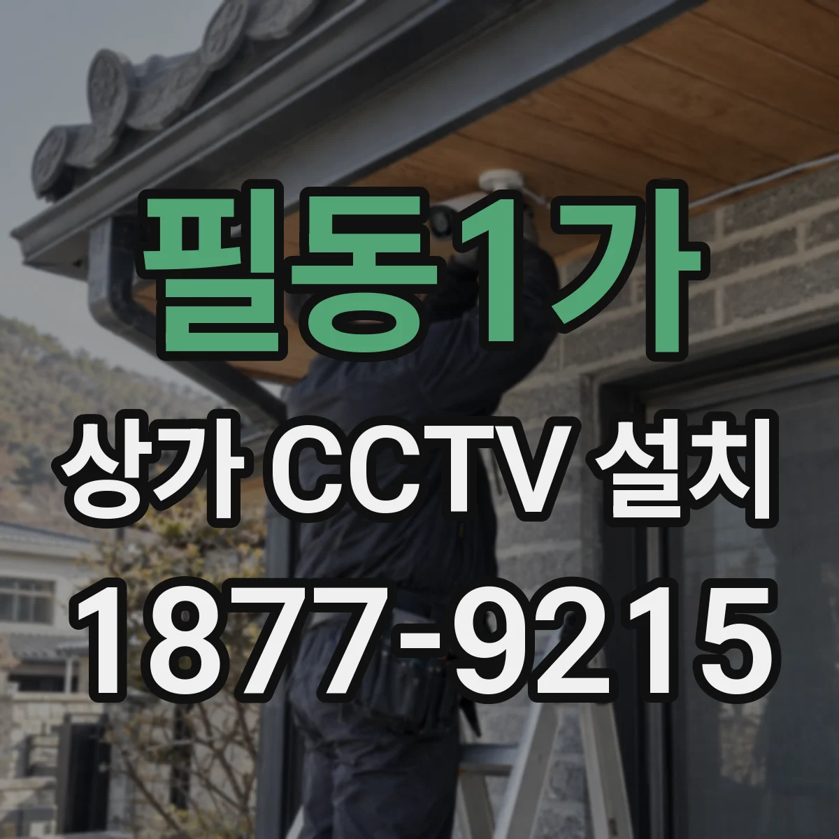 필동1가 상가 CCTV 설치