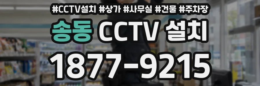 송동 CCTV 설치