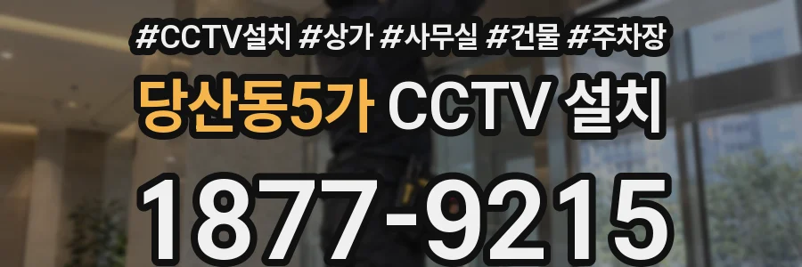 당산동5가 CCTV 설치
