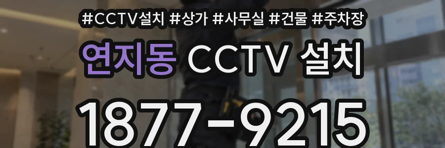 연지동 CCTV 설치