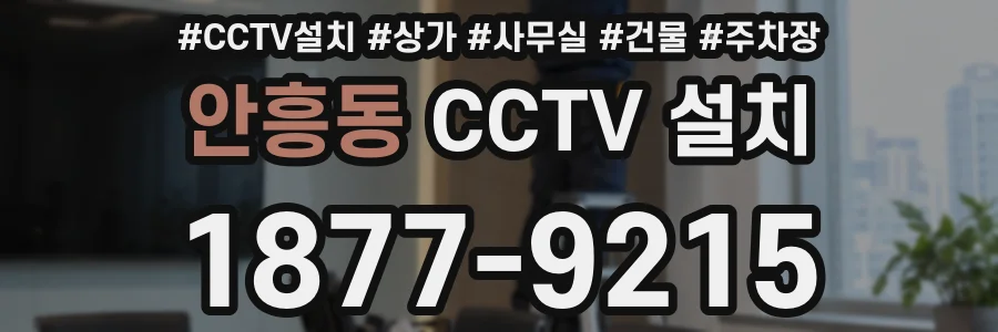 안흥동 CCTV 설치