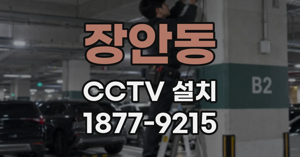 장안동 CCTV 설치
