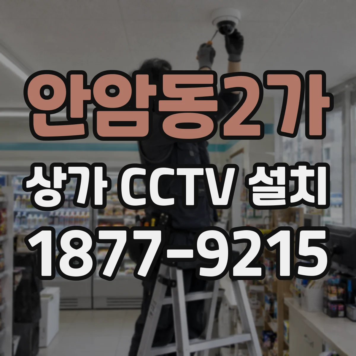 안암동2가 상가 CCTV 설치