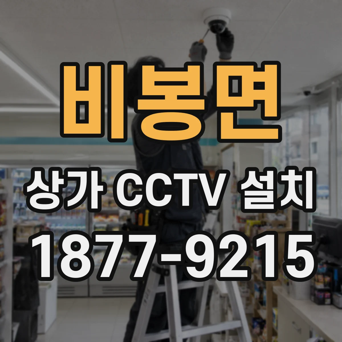 비봉면 상가 CCTV 설치