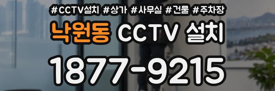 낙원동 CCTV 설치