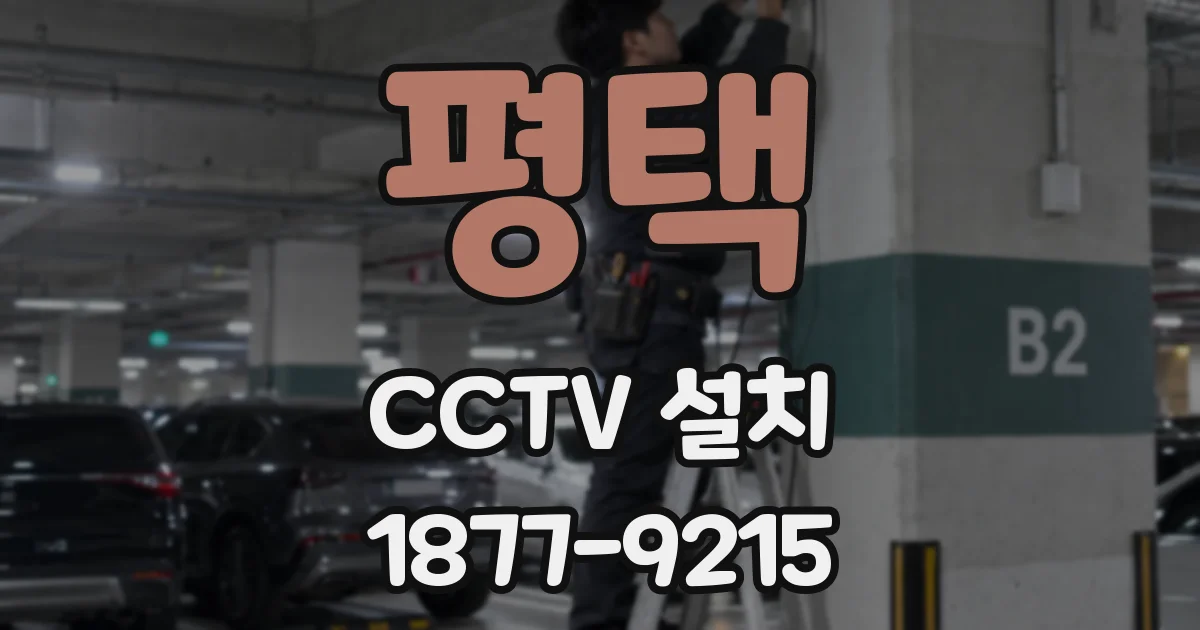 평택 CCTV 설치
