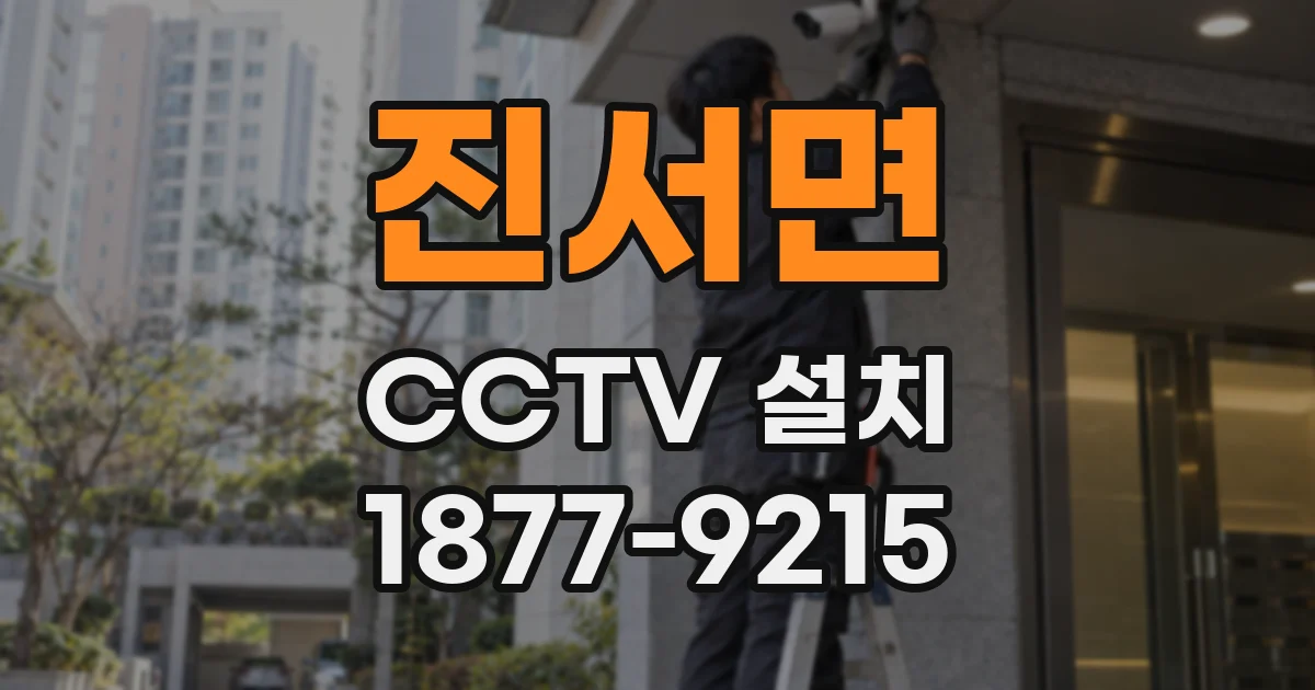 진서면 CCTV 설치