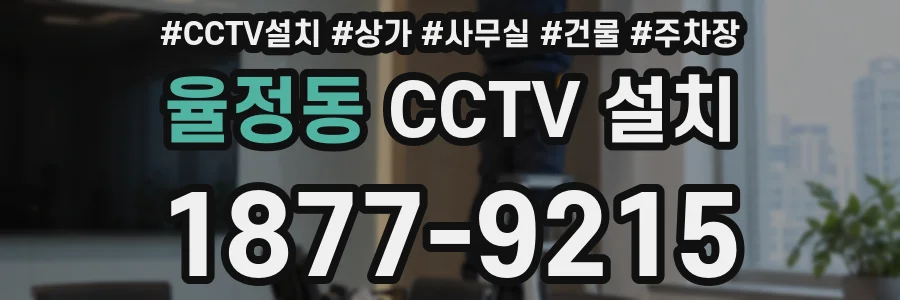 율정동 CCTV 설치