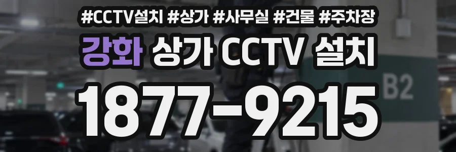 강화 상가 CCTV 설치