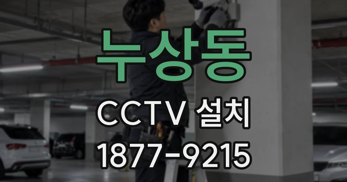 누상동 CCTV 설치