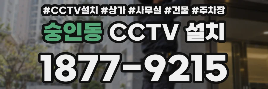 숭인동 CCTV 설치