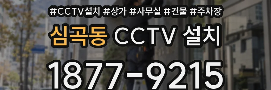 심곡동 CCTV 설치