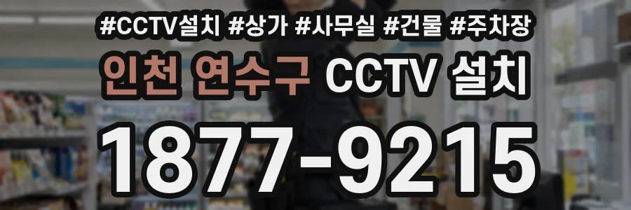 인천 연수구 CCTV 설치