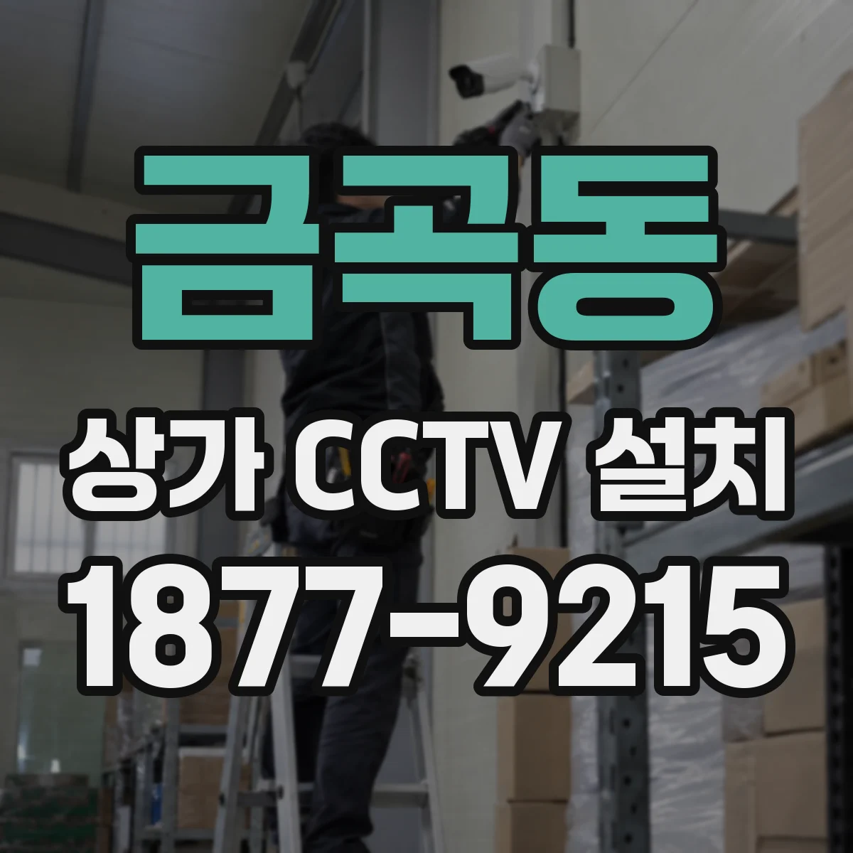 금곡동 상가 CCTV 설치