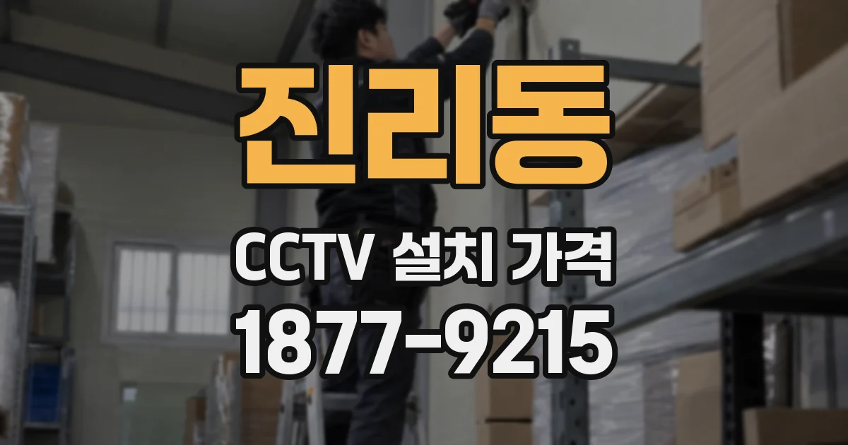 진리동 CCTV 설치 가격