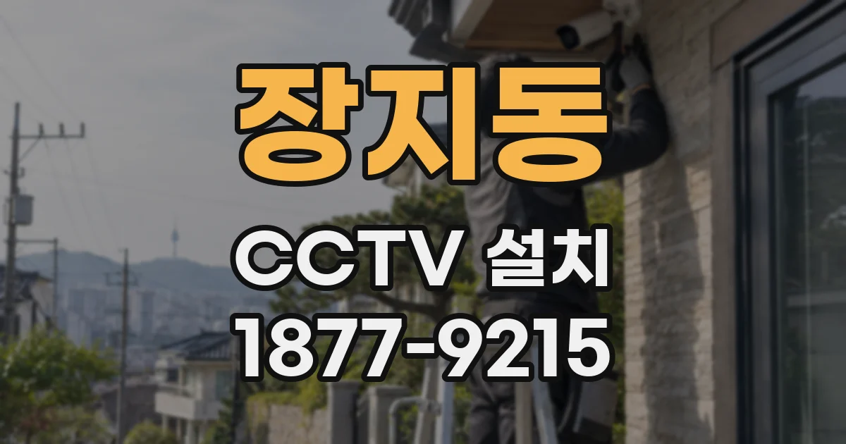 장지동 CCTV 설치