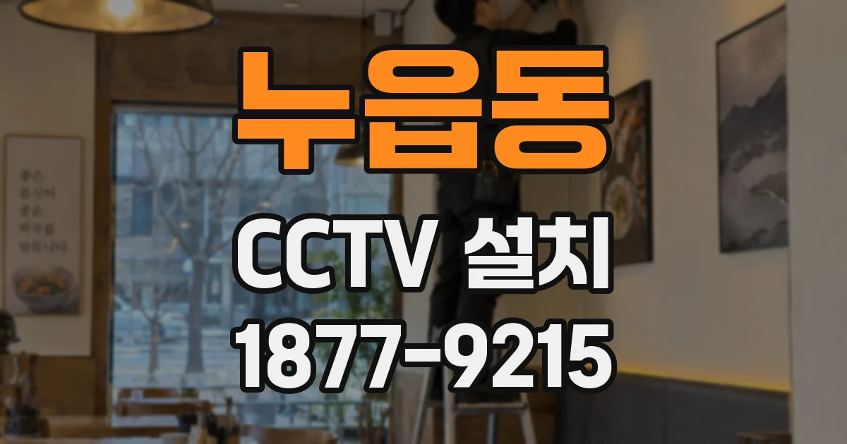누읍동 CCTV 설치