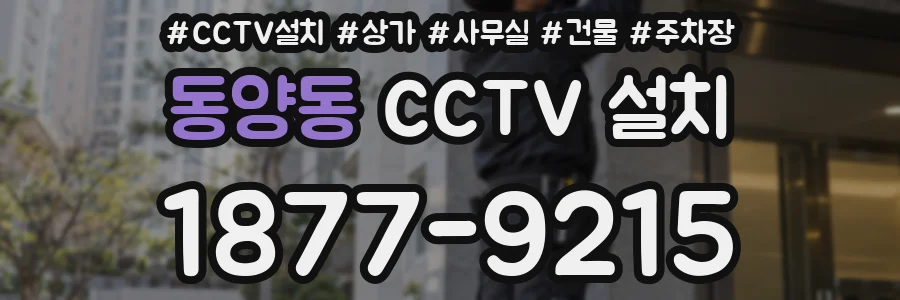 동양동 CCTV 설치