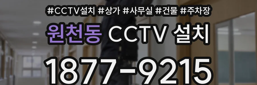 원천동 CCTV 설치