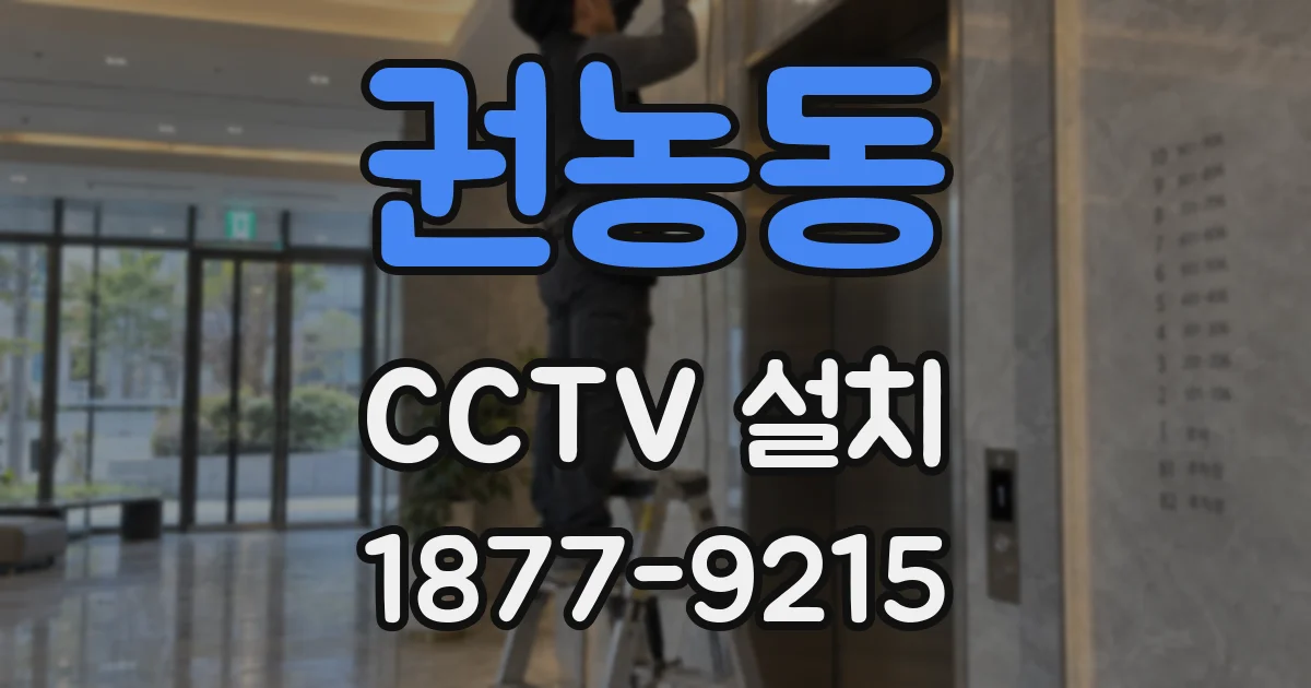 권농동 CCTV 설치