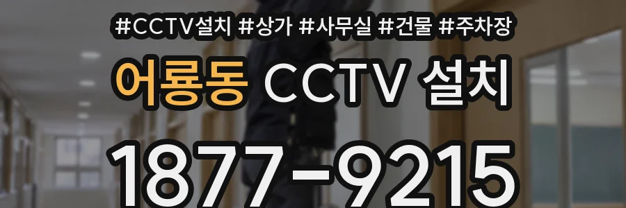 어룡동 CCTV 설치