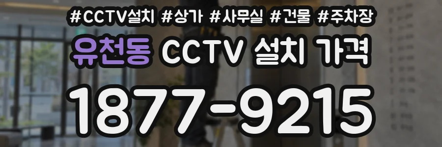 유천동 CCTV 설치 가격