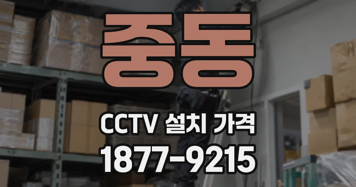 중동 CCTV 설치 가격
